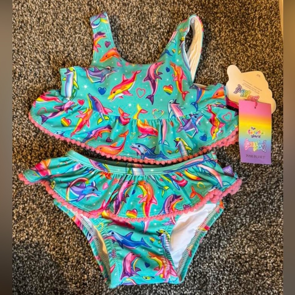 Posh peanut Lisa frank swim suit